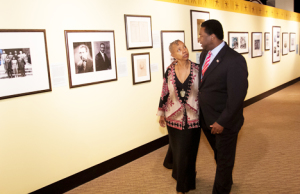 The Mayor takes a walk through the Ritz Museum with curator Lydia Stewart