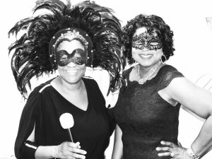 Party MC Karen Woodson and Honoree’s Mother Gloria McConnell