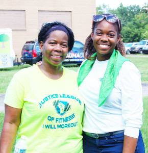 Shown is Green Team Apprentice Victoria Jordan  and her mom Joyce Jordan. 
