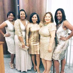 Jacksonville Chapter members on hand for the Golden anniversary included Terri Stepter, Heather Blume-Watson, Kelly Toaston, Candace Thompson and Kia Kemp.